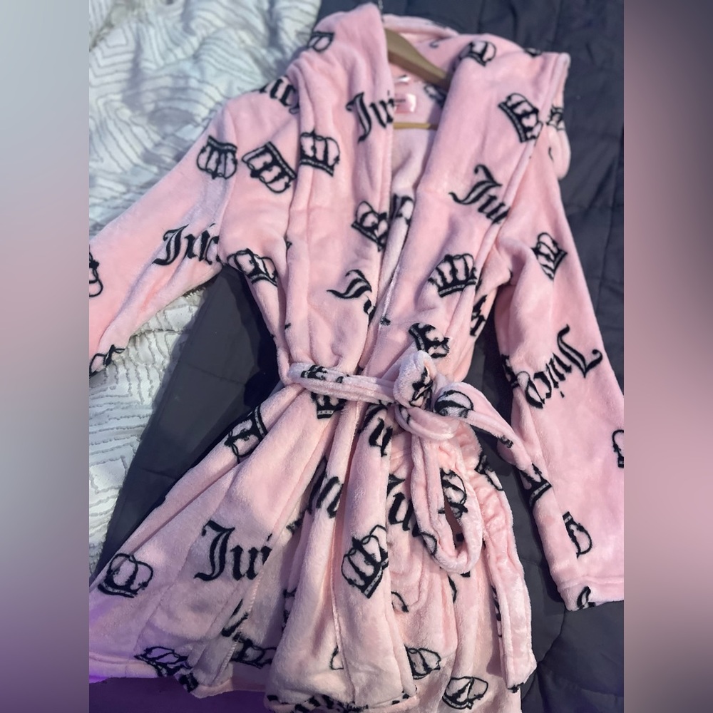 Juicy couture robe pink crown size S/M